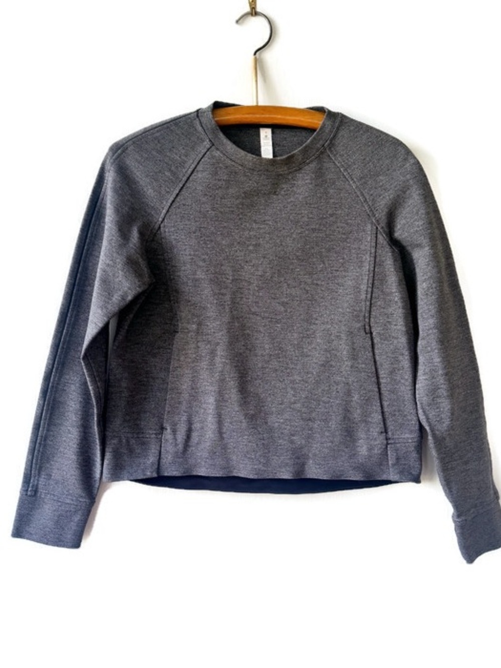 Lululemon Scuba Crew Heather Gray Crewneck Pullover
